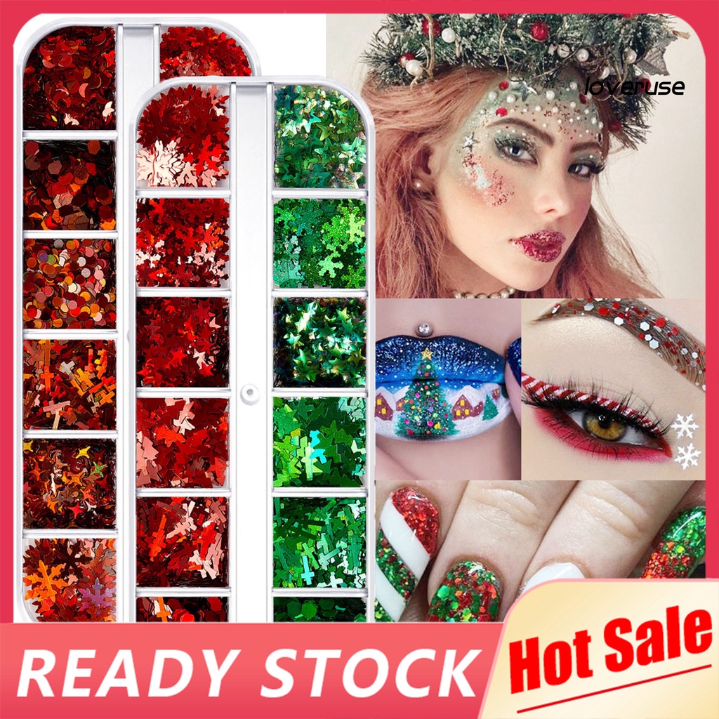 1 Hộp Sequin Siêu Mỏng Nhiều Màu Sắc Tươi Sáng Dễ Sử Dụng Trang Trí Móng Tay Charms