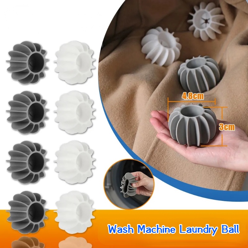 [Featured] Bóng Lông Thú Cưng / Bóng Giặt Máy Giặt / Thắt Nút Ngăn Chặn Làm Mềm Quần Áo / Vết Bẩn Nhanh Chóng / Dụng Cụ Làm