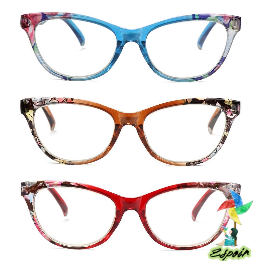 ESPO Kính Đọc Sách Gọng Mắt Mèo Siêu Nhẹ Bằng Nhựa Resin Siêu Nhẹ