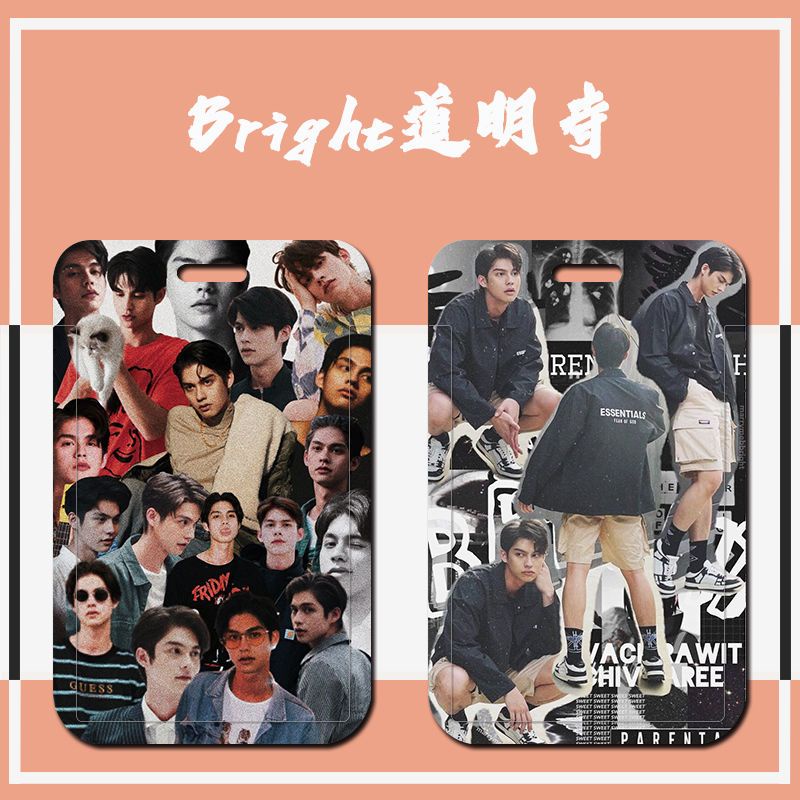 Ví Đựng Thẻ ID / Thẻ ID Họa Tiết Hoạt Hình Anime Thái Lan F4 Sáng Tùy Chỉnh Cho Học Sinh /