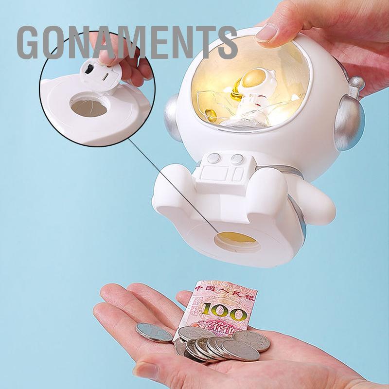 * Đèn ngủ, đèn trang trí phi hành gia siêu đáng yêu Ống bỏ tiết kiệm Gonaments O.