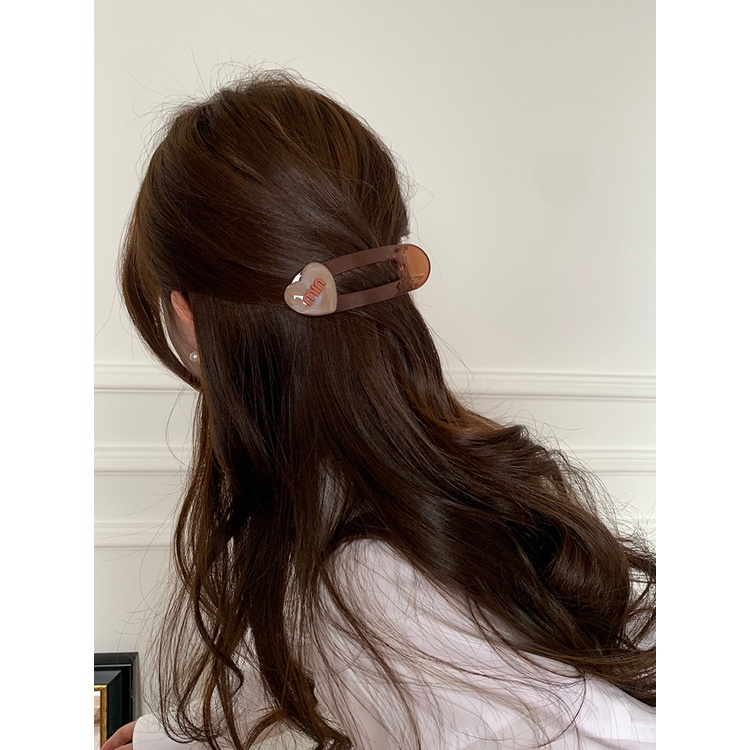 Kẹp Tóc Hình Trái Tim Thời Trang Mới 2023 Dành Cho Nữ