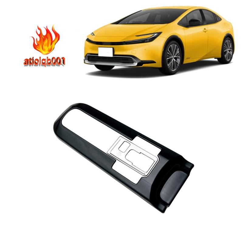 Viền Bọc Bảng Điều Khiển Cần Gạt Số Màu Đen Cho Toyota Prius 60 2023
