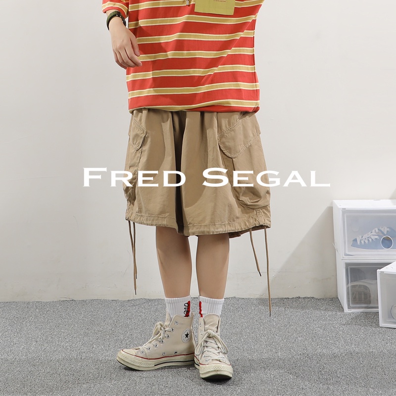 Fred Segal quần đùi nam quần ống suông quần short nam 2023 NEW FS062951