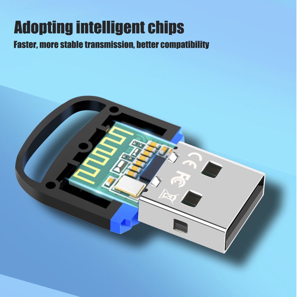 Thiết Bị Nhận Tín Hiệu Bluetooth 5.3 Hỗ Trợ Windows 7 8.1 10 11 / USB Cho Máy In PS4