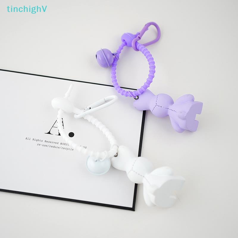 [TinchighV] Móc Khóa Hình Thỏ Hoạt Hình Dễ Thương Sáng Tạo Trang Trí Túi Xách Nữ [Mới]