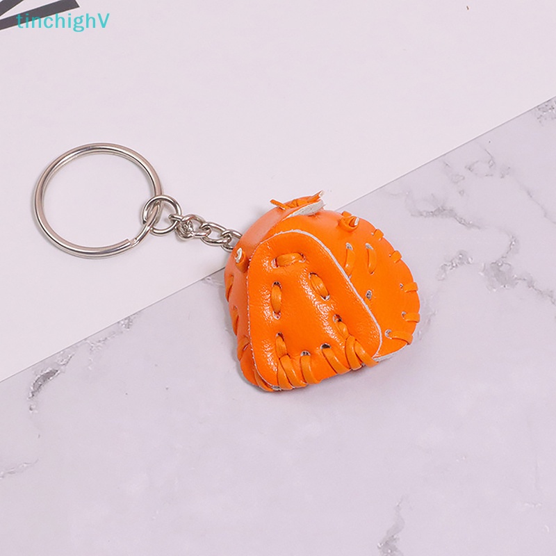 Móc Khóa Hình Găng Tay Bóng Chày Bằng PU 3D Nhiều Màu Sắc Dành Cho Nam Nữ