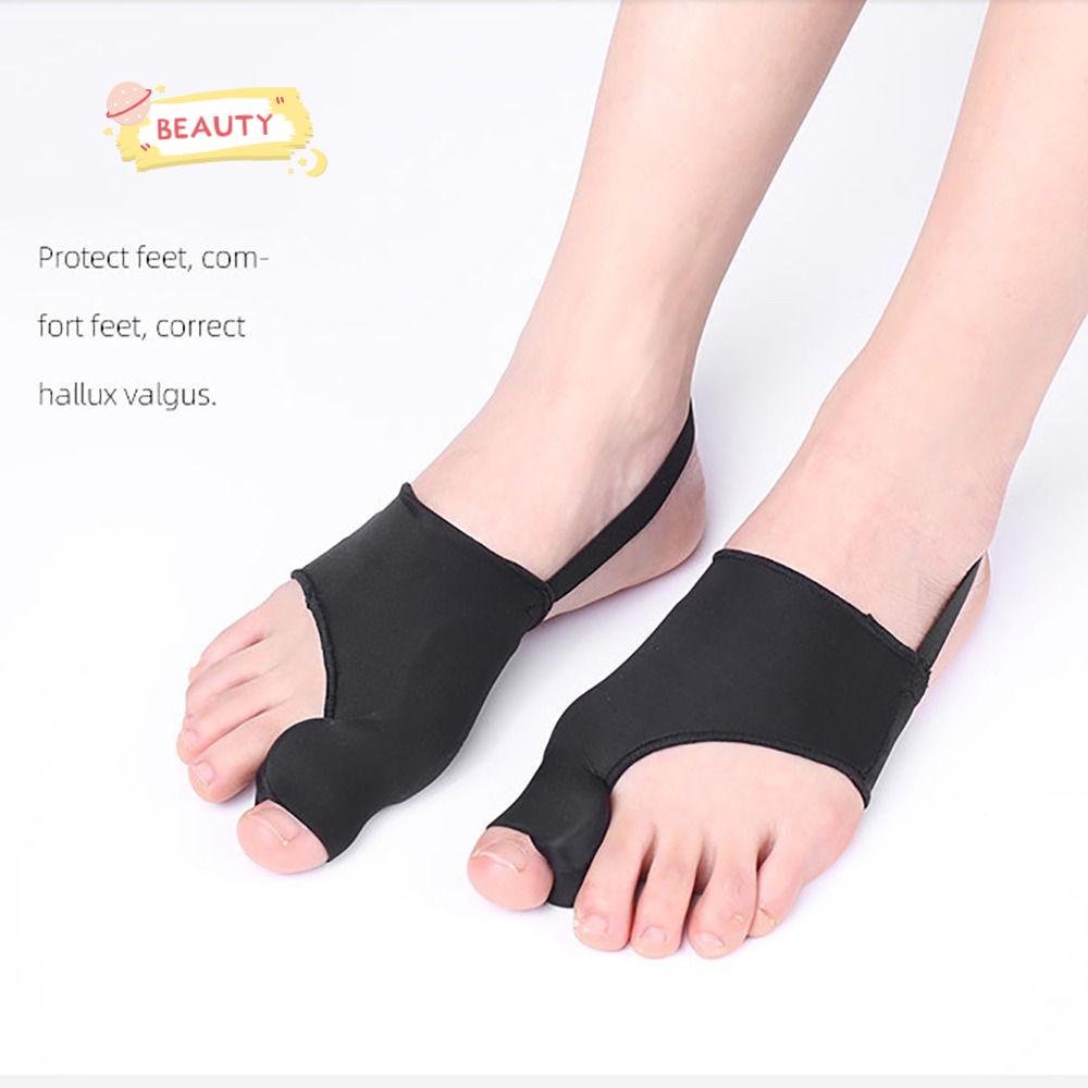BEAUTY Nẹp Chỉnh Hình Ngón Chân Cái Bằng Silicone Lycra Thoáng Khí Thoải Mái Chống Trượt