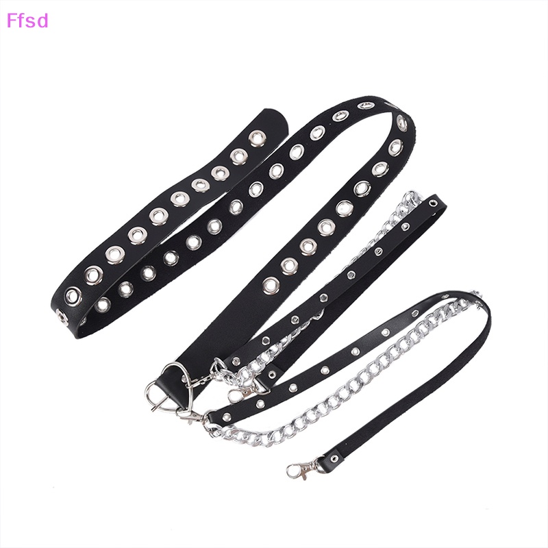 Đai Nịt Đùi Bằng Da Hình Trái Tim Phong Cách Punk