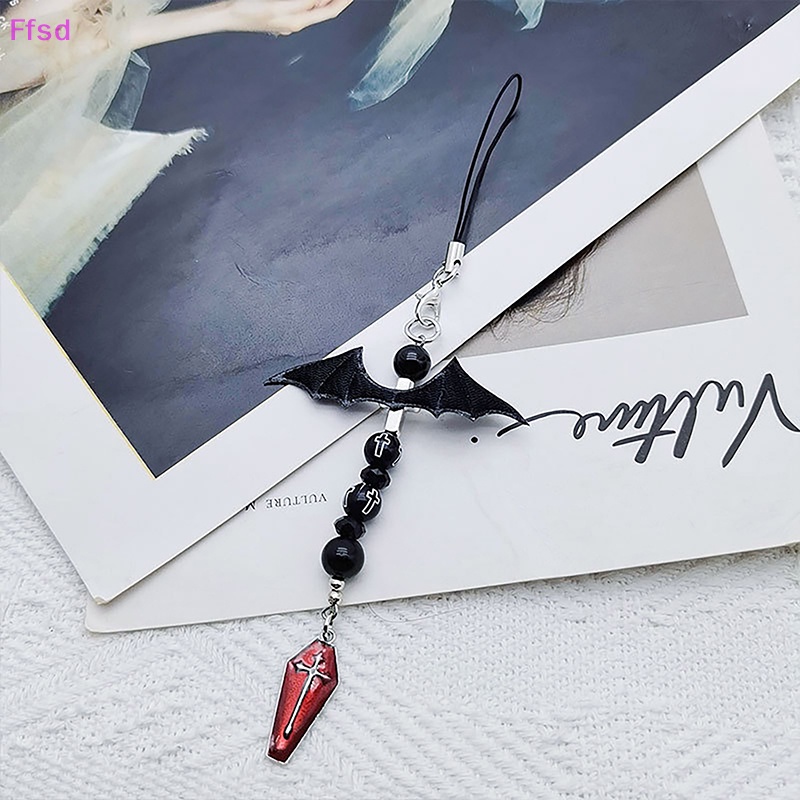 {Ffsd} Dây Đeo Điện Thoại Dạng Chuỗi Xích Punk Y2K Mặt Hình Bướm Ngọt Ngào Cá Tính Kèm Phụ Kiện Dây Đeo Chéo Cho Túi Xách