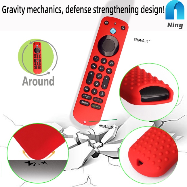 Vỏ Bọc Điều Khiển Từ Xa Bằng Silicon Có Dây Đeo Cho Intro Duxing Alexa