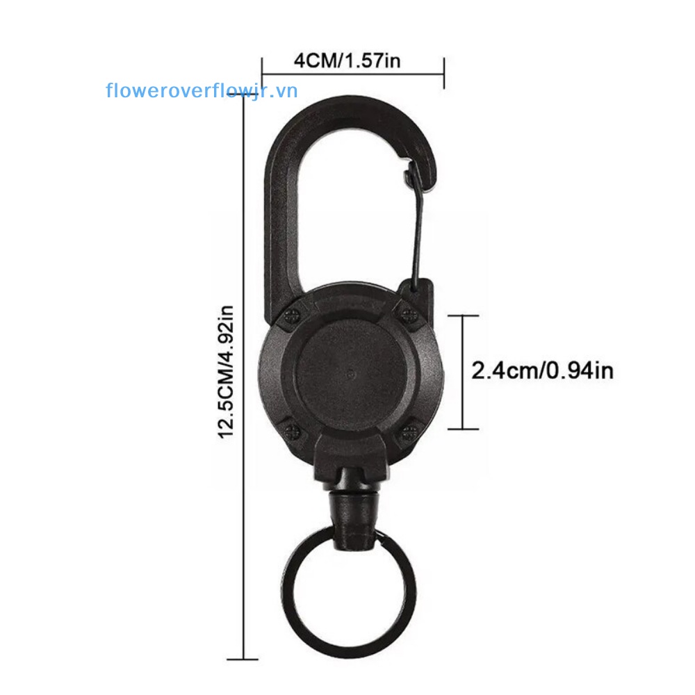 Dây Móc Khóa Tự Động Chống Trộm Luya FJR Mới Ngoài Trời Có Thể Thu Gọn