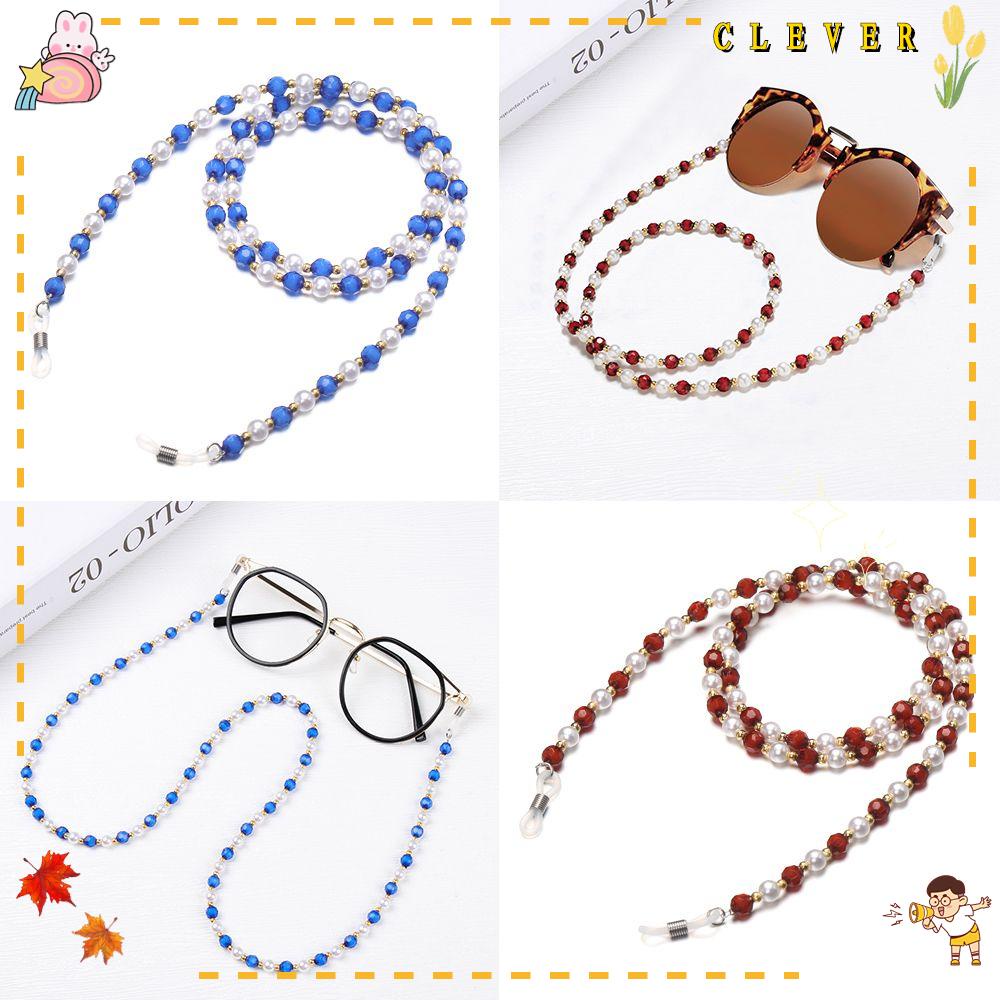 CLEVER Dây Đeo Mắt Kính Dạng Chuỗi Hạt Thời Trang Cho Nam Nữ