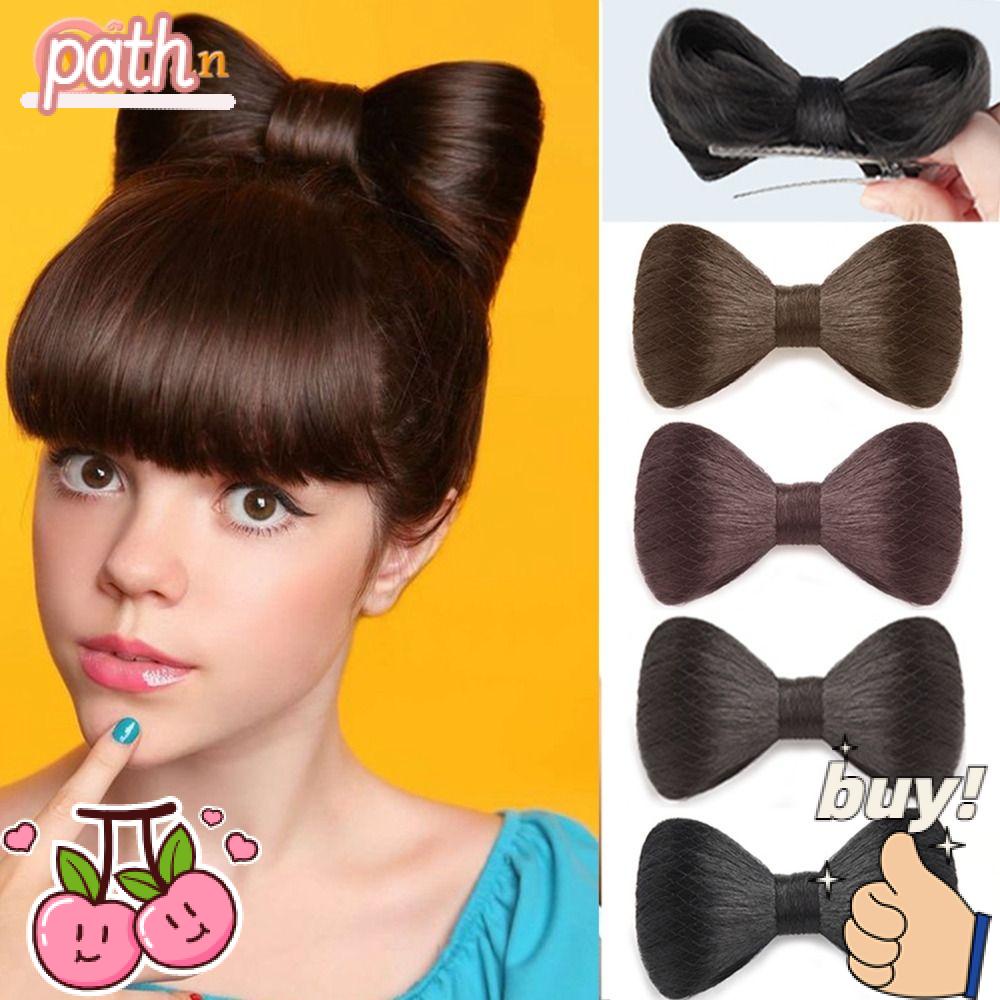 PATH Kẹp Tóc Giả Thắt Nơ Xinh Xắn Cho Nữ