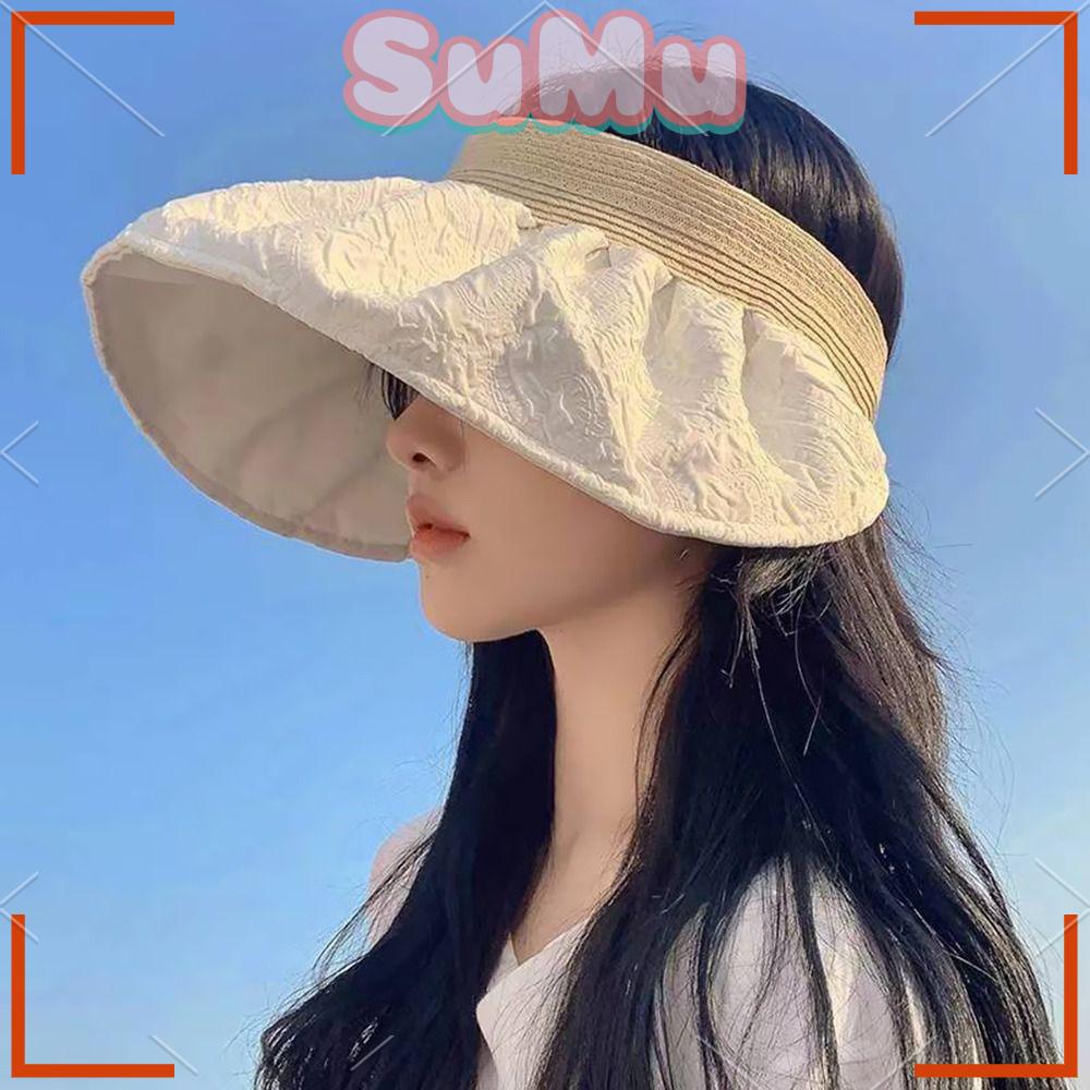 SUMU Mũ Tai Bèo Chống Tia UV Hình Vỏ Sò Thời Trang Mùa Hè Cho