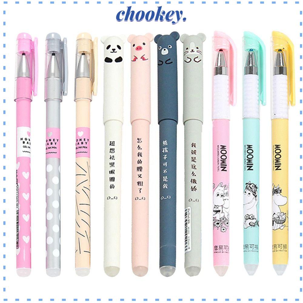 CHOOKEY Set 55 Bút Mực Gel Hình Động Vật Dễ Thương
