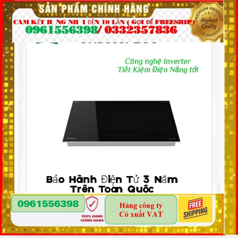 [HÀNG CHÍNH HÃNG] Bếp Từ Đôi Inverter Sunhouse SHB888PLUS