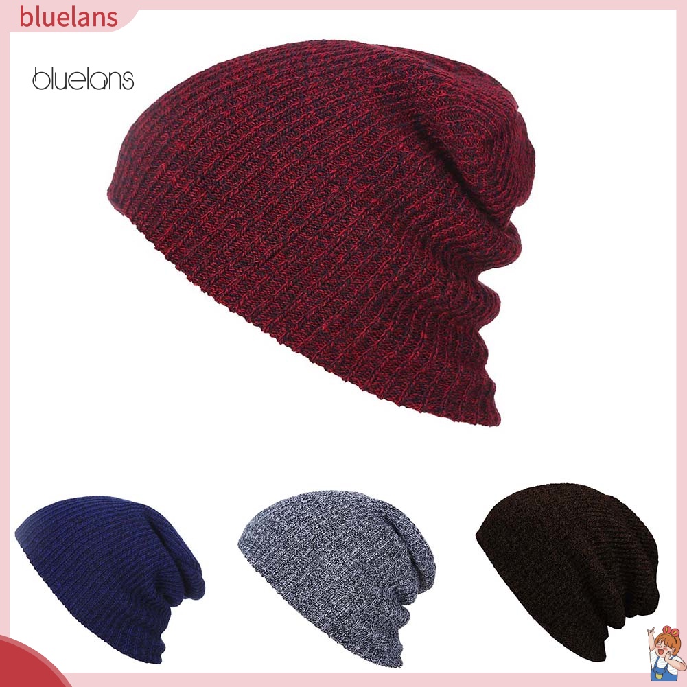 Mũ Beanie Dệt Kim Màu Sắc Đơn Giản Cho Nam Và Nữ