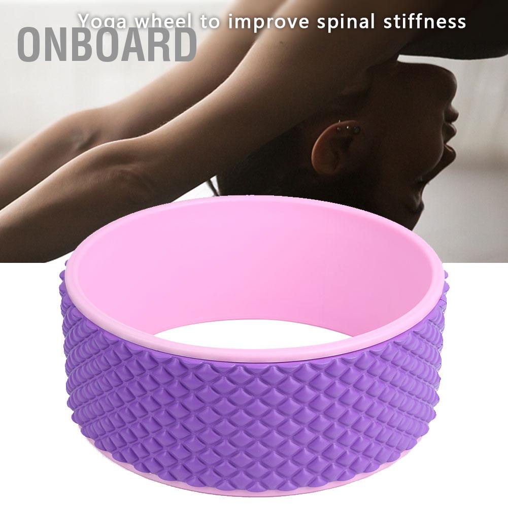 Vòng Tập Yoga, Vòng Yoga Pilates Nhựa ABS 32cm Tập Lưng Cao Cấp Chính Hãng Yoga Wheel OnBoard A.