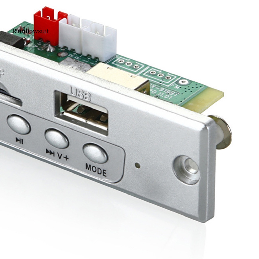 Mô Đun Giải Mã Máy MP3 12V 50W Bluetooth-compatible 5.0 Kèm Bộ Khuếch Đại Nguồn Cho Xe Hơi