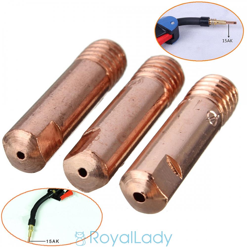 Bộ 10 Giá Đỡ Đầu Đèn Khò Bằng Đồng 0.8 / 1.0 / 1.2mm MB-15AK MIG / MAG M6