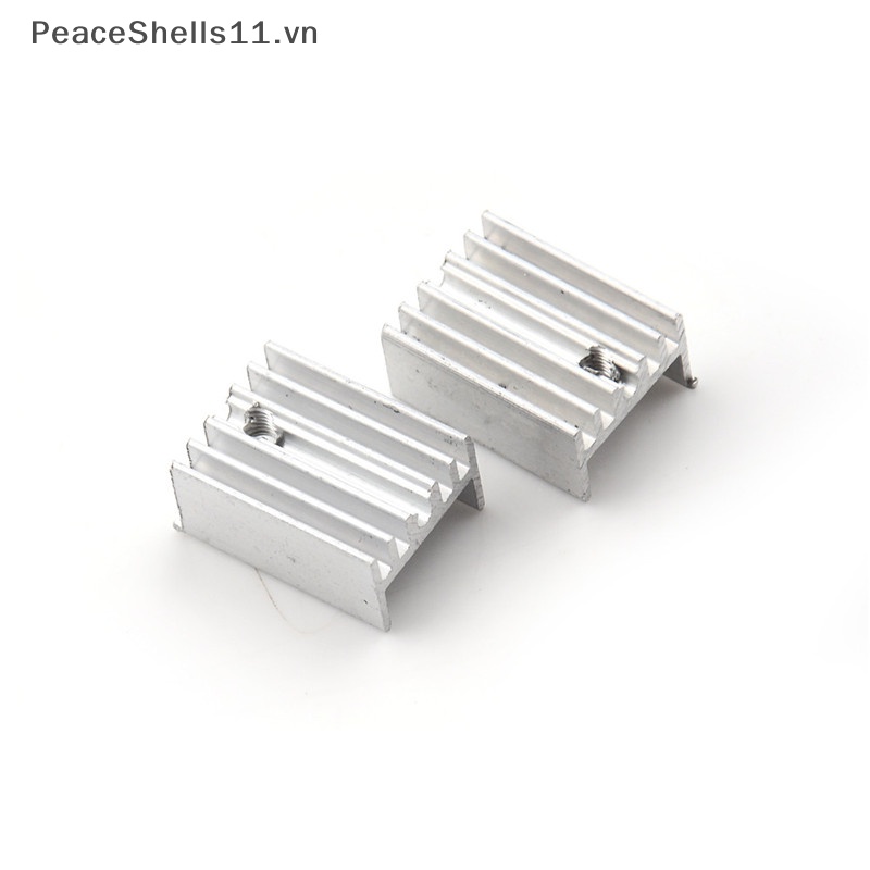 10 Bộ Tản Nhiệt Bằng Nhôm Cho TO-220 Bán Dẫn 20x15x10mm 0 0 0 0 0 .