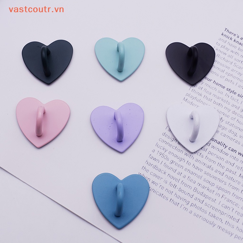 1 Phụ Kiện Nút Hình Trái Tim Bằng Kim Loại Trơn Trang Trí Túi Xách / Điện Thoại diy
