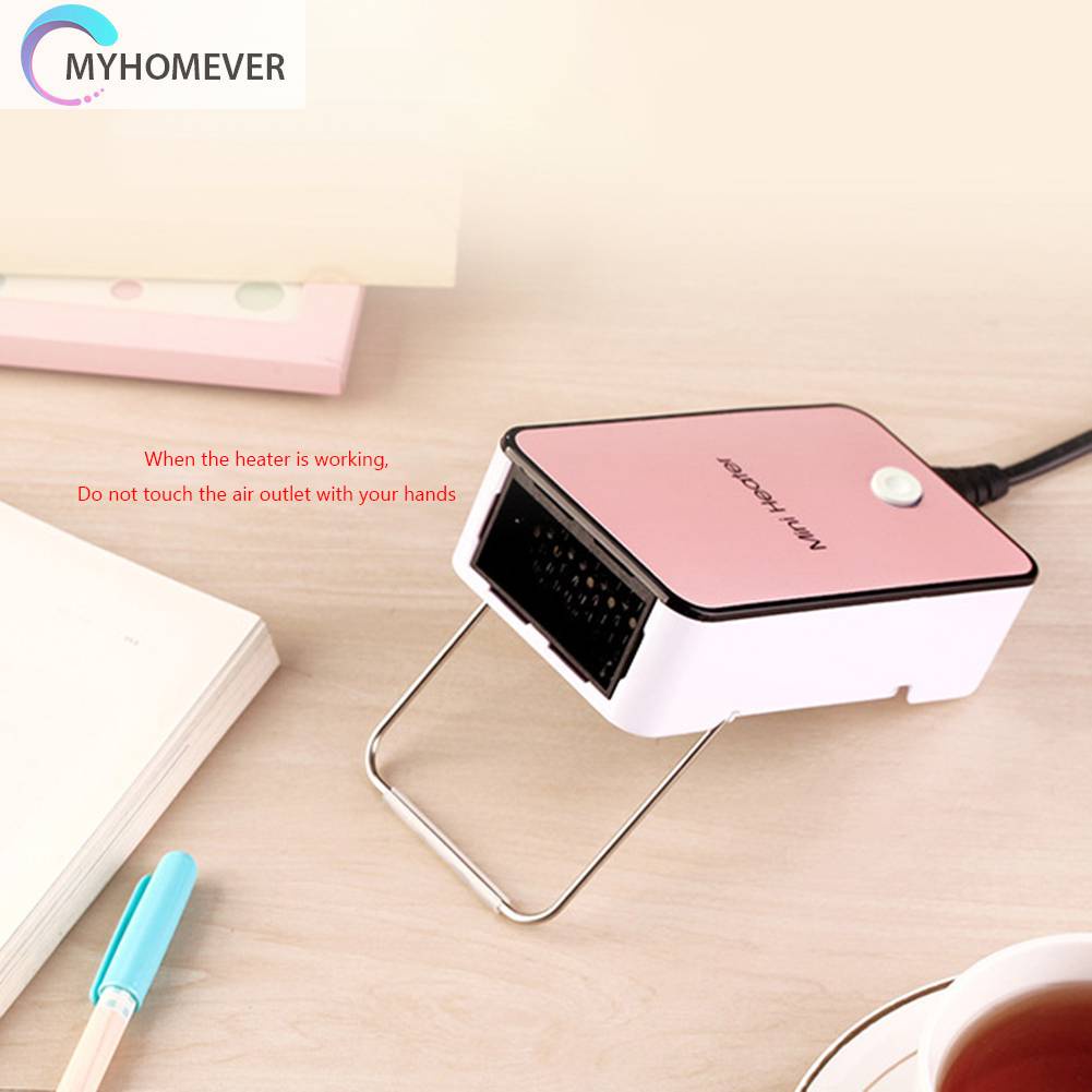 Máy Sưởi Để Bàn Không Trượt Có Giá Đỡ 50W Nhỏ Gọn Cho Mùa Đông