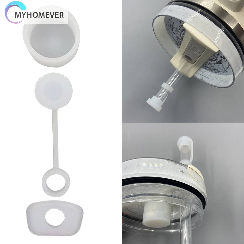 Nắp Đậy Ống Hút Bằng Silicone Tái Sử Dụng Tiện Lợi
