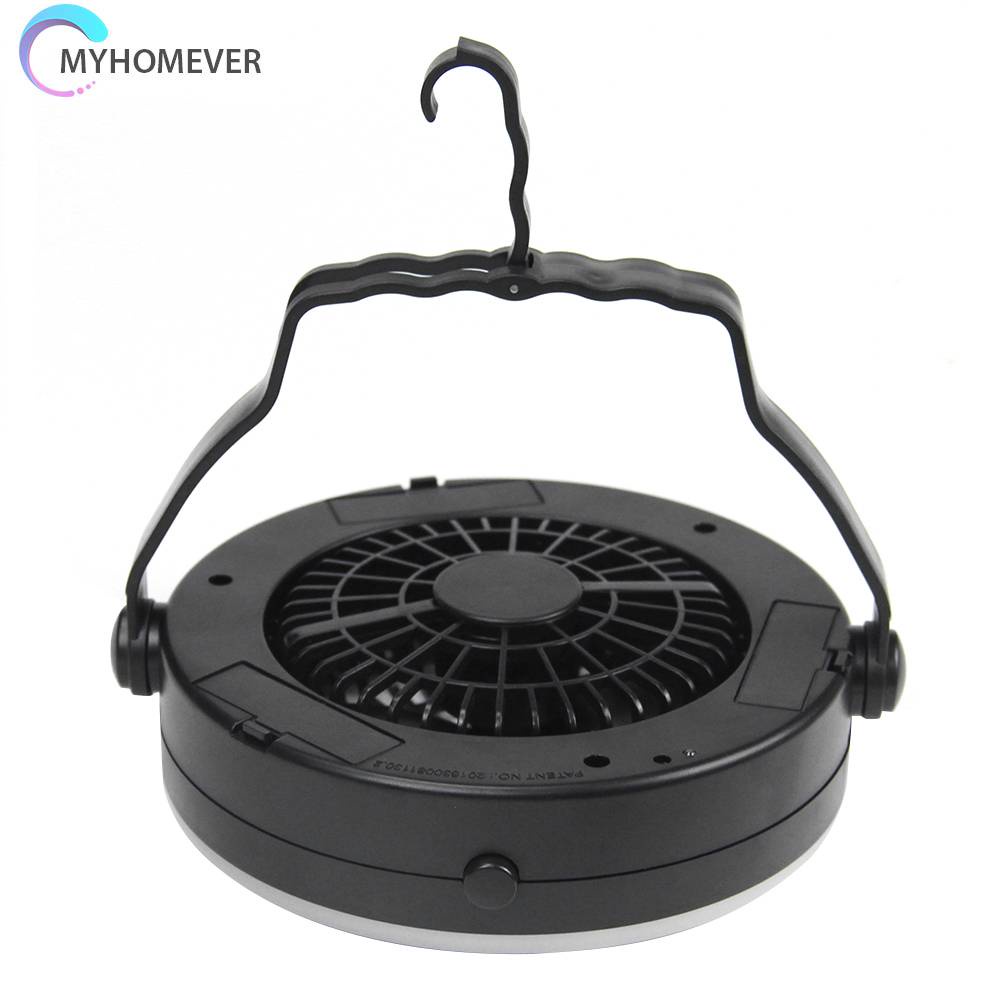 Quạt Treo Tích Hợp Đèn LED 3 Trong 1 Tiện Dụng Khi Đi Cắm Trại