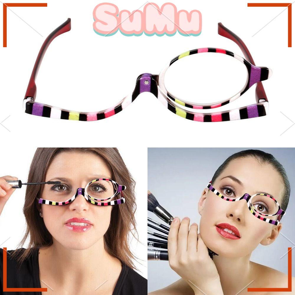 SUMU Kính Đọc Sách Trang Điểm Gấp Được + 1.50 ~ + 4.0 Diopter + Kính Lúp 1.50 ~ + 4.0