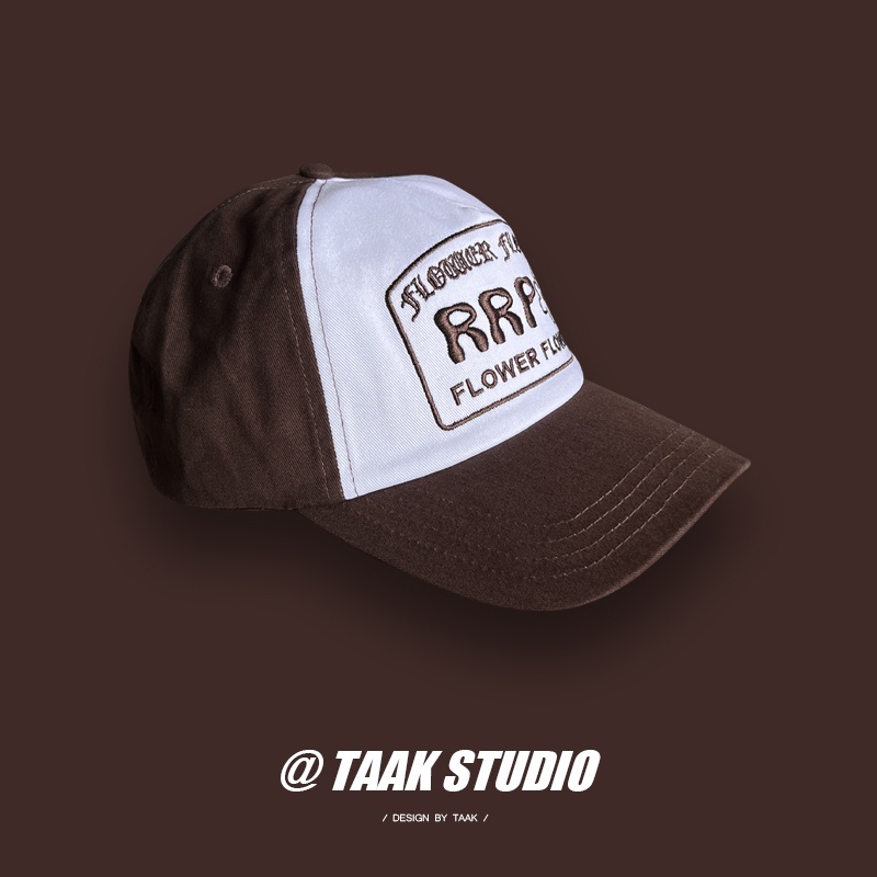 Mũ Lưỡi Trai Mềm Thêu Hoa Phối Màu Phong Cách Hàn Quốc Thời Trang Mùa Hè Cho Nam Và Nữ