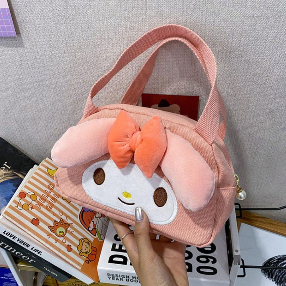 DYRUIDOJ Túi Xách Canvas Cỡ Lớn In Họa Tiết Hoạt Hình Dễ Thương Cho Học Sinh