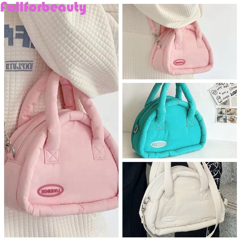 FALLFORBEAUTY Túi Đeo Chéo Vai Bằng Vải Bạt Nylon Sức Chứa Lớn Dành Cho Trẻ Em