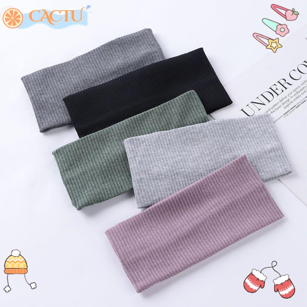 CACTU Băng Đô Đan Len Co Giãn Thời Trang Tập Yoga