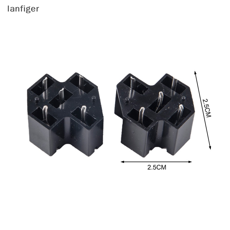 Giá Đỡ Rơ Le SPDT 40A 4 / 5 Pin SPDT Kèm Đầu Nối 6.3mm Chuyên Dụng Cho Xe Hơi