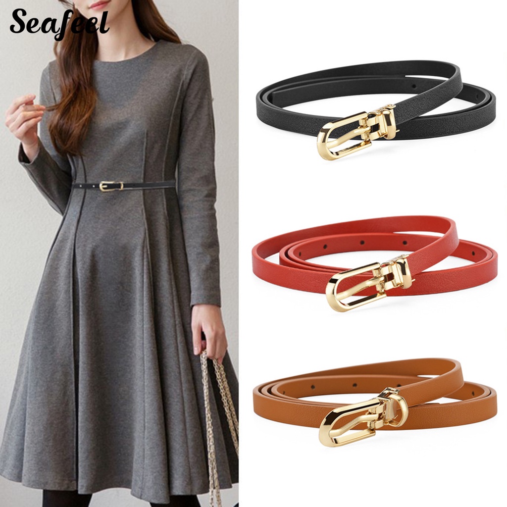 Thắt Lưng Nhiều Lỗ Khóa Hợp Kim Điều Chỉnh Được Thời Trang Cho Nữ