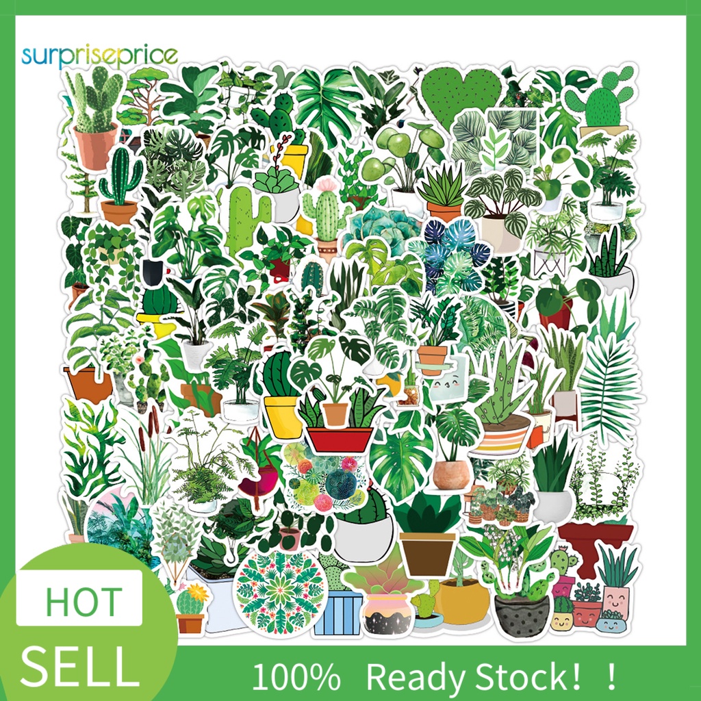 Bộ 100 Miếng Dán Trang Trí Laptop Chống Nước Không Cần Chạm Khắc Graffiti