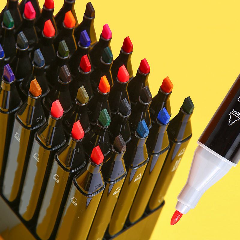 Bộ Bút Lông Màu Nước Hai Đầu Vẽ Tranh Sơn Dầu Giá Rẻ Chính Hãng Hudu Dành Cho Học Sinh