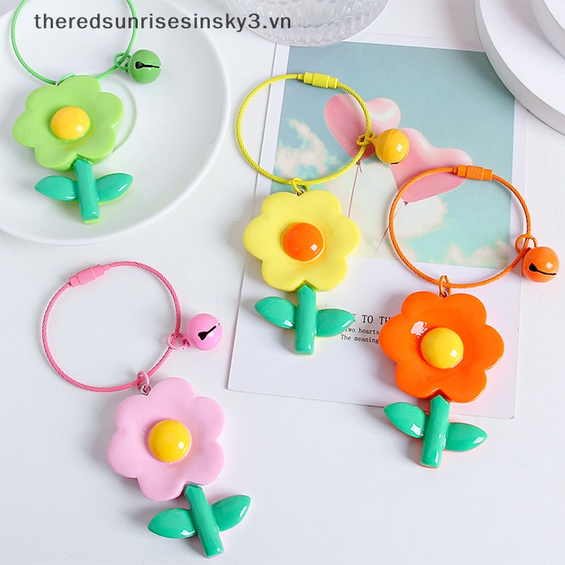 Vòng Tay / Móc Chìa Khóa / Túi Xách Hình Hoa Ngọt Ngào Nhiều Màu Dễ Thương Phong Cách Hàn Quốc Thời Trang Cho Nữ