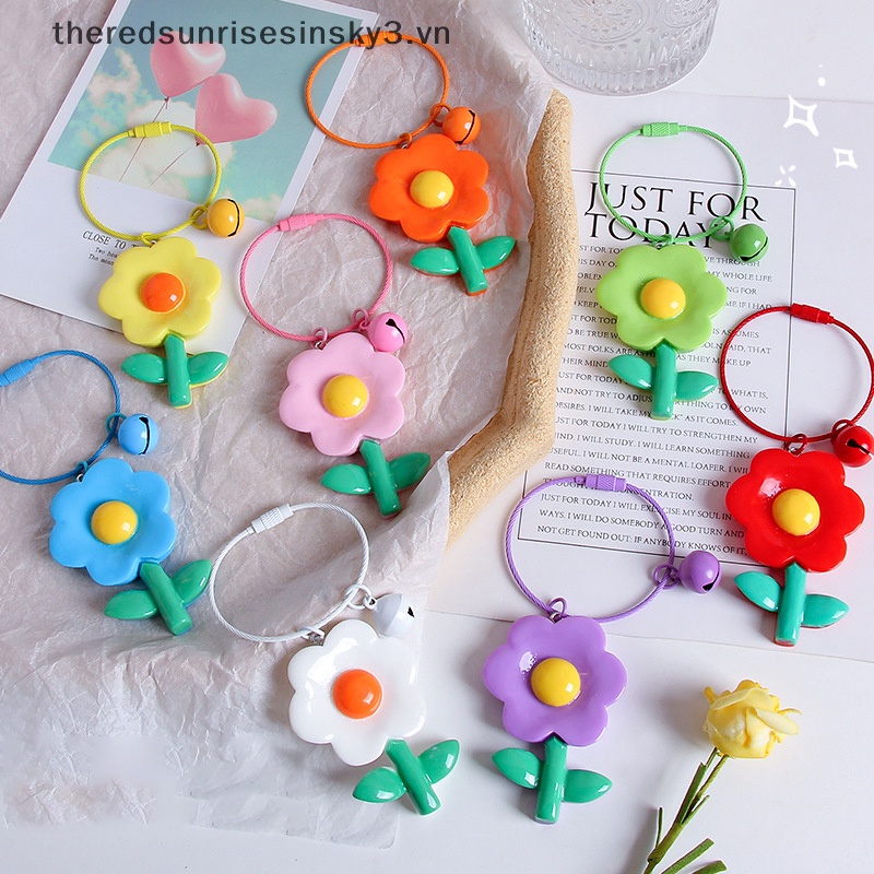 Vòng Tay / Móc Chìa Khóa / Túi Xách Hình Hoa Ngọt Ngào Nhiều Màu Dễ Thương Phong Cách Hàn Quốc Thời Trang Cho Nữ