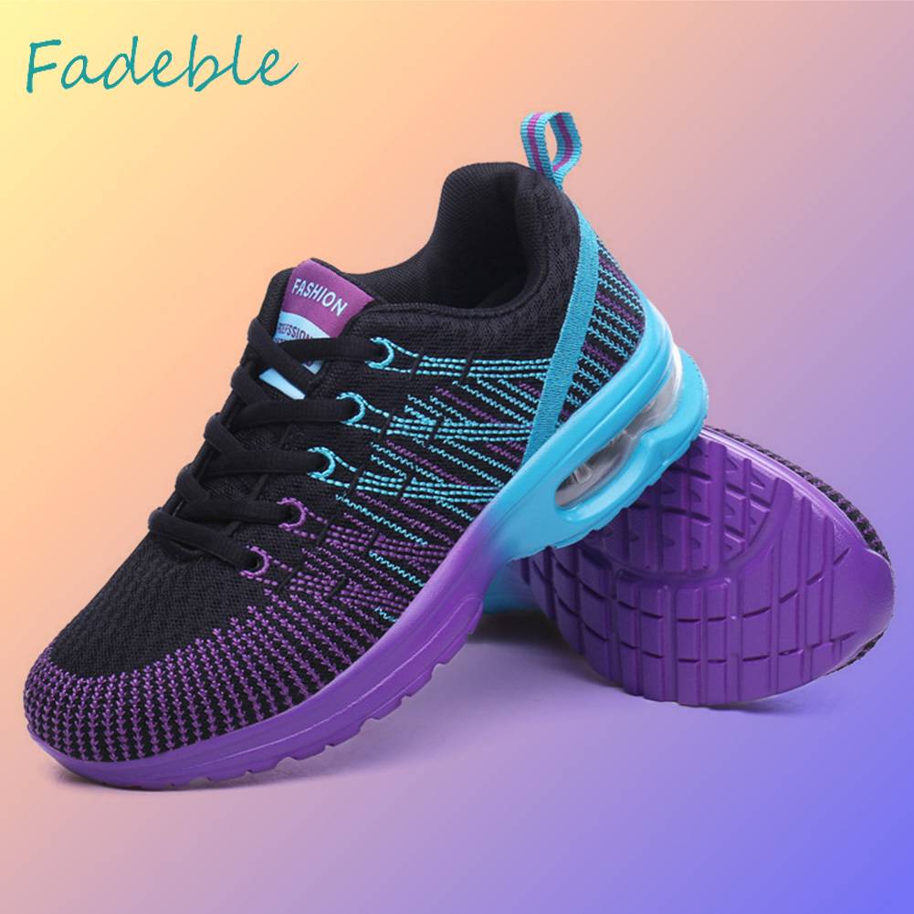 Giày Chạy Bộ Buộc Dây Thoáng Khí Thời Trang Thường Ngày Cho Nữ