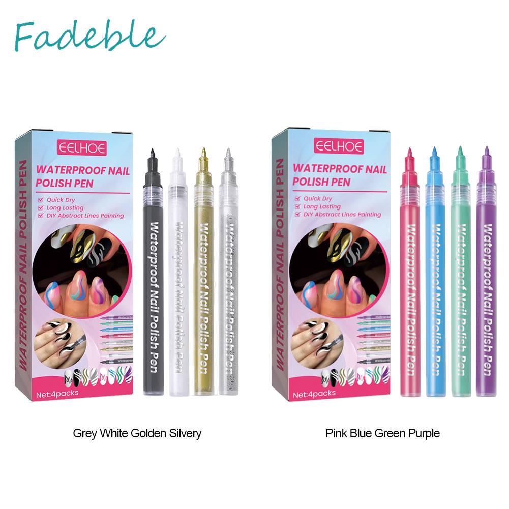 Set 4 Bút Trang Trí Móng Tay Nghệ Thuật