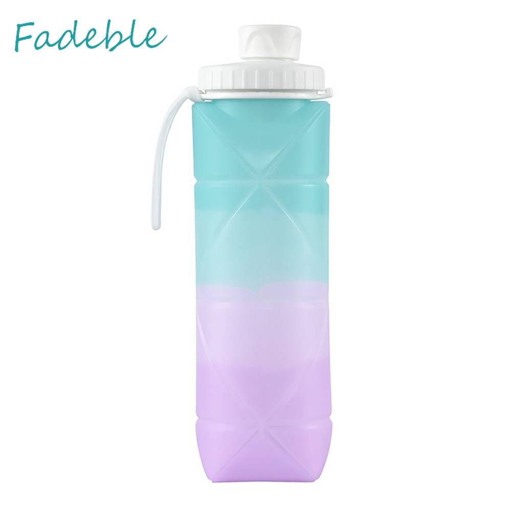 Bình Nước Thể Thao Bằng Silicone Không BPA Dung Tích 600ML