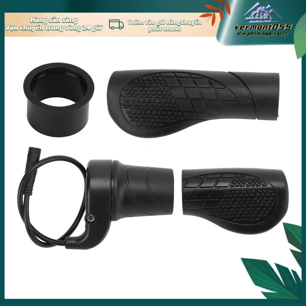 Vermont055 Tay nắm xe đạp Cao su nonslip Chống sốc mài mòn cầm điện