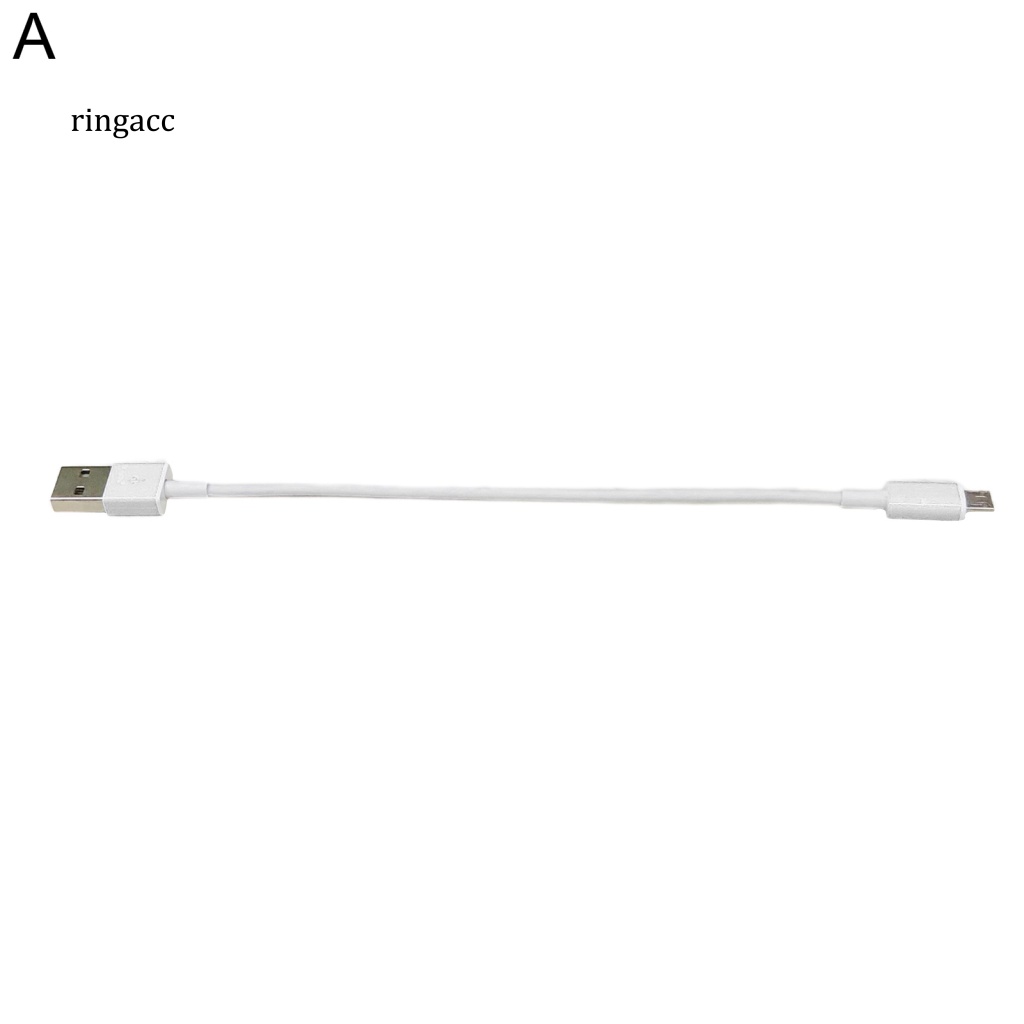 Dây Cáp Sạc RGA 20cm 2A Micro USB Type-C 8Pin Cho Điện Thoại Android