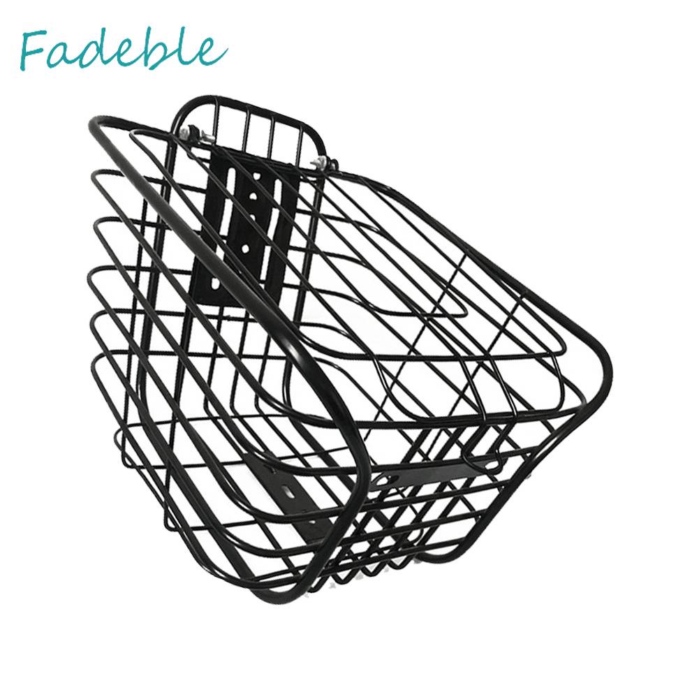 Giỏ Xe Đạp Bằng Kim Loại Có Vỏ Bọc Tiện Dụng