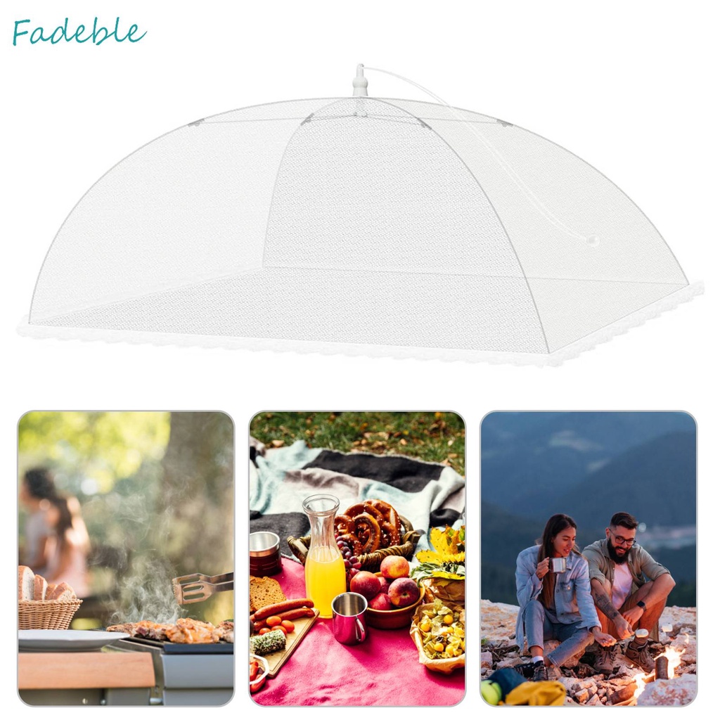 Lồng Lưới Đậy Thức Ăn Chống Bụi Chống Ruồi Muỗi Có Thể Gấp Gọn Tiện Dụng