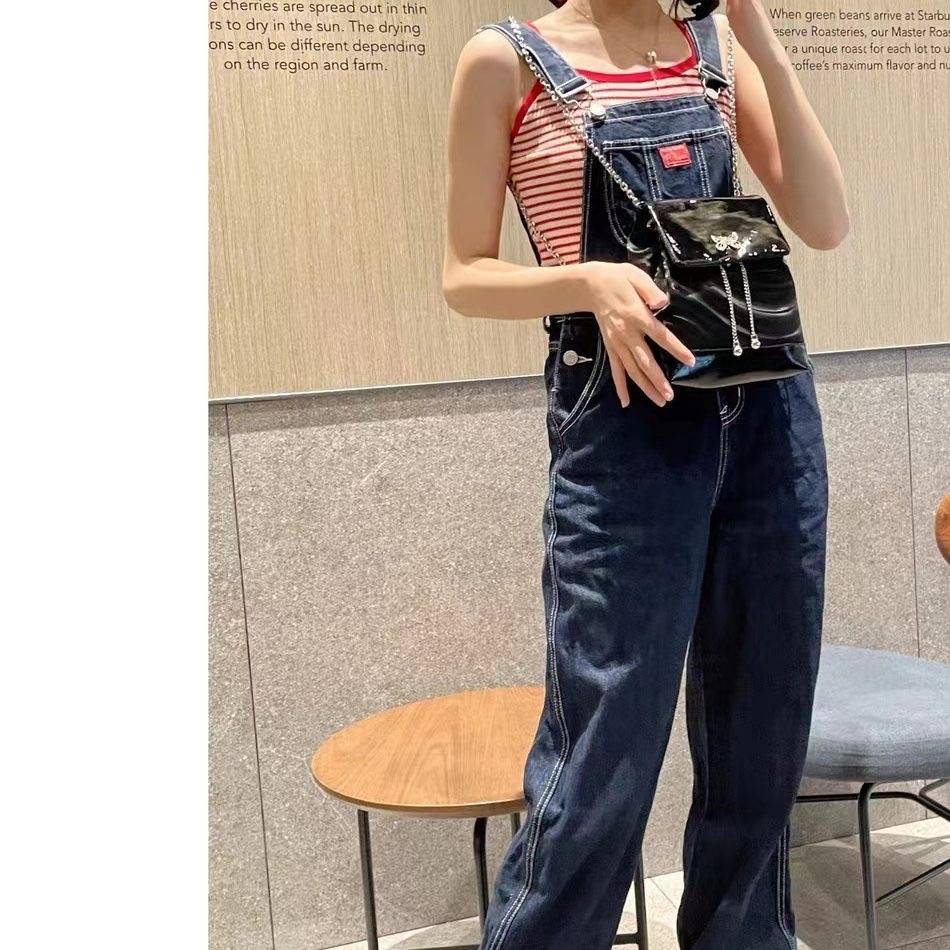 Ba Lô Da Phối Dây Xích Y2K Thời Trang Cá Tính Trẻ Trung