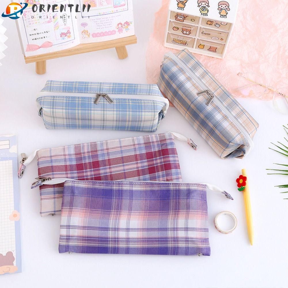 ORIENTLII Túi Đựng Bút Cỡ Lớn Đa Năng Chống Thấm Nước Tiện Dụng